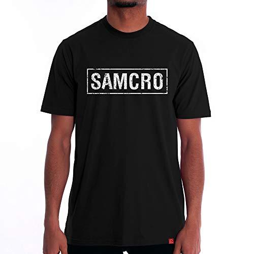 Camiseta Sons Of Anarchy Soa Samcro Frente Brasão Costas G