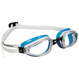Óculos de natação michael phelps k 180 lady branco/turquesa - lente transparente