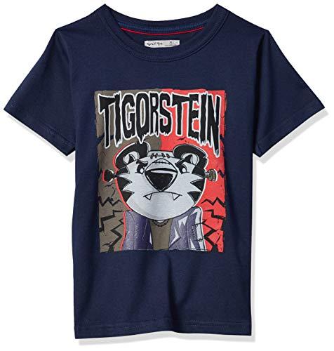 Camiseta, Tigor T. Tigre, Infantil, Meninos, Azul Marinho, 12