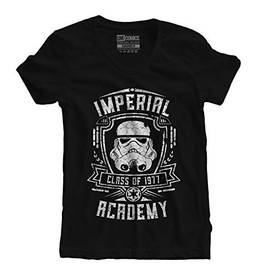 Camiseta feminina Star Wars Storm Trooper tamanho:P;cor:preto