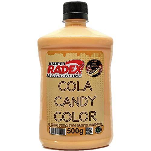 Slime Cola Candy Pastel Bege 500g Radex Bege