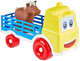 Caminhão Gradinha, Tilin Brinquedos, Cores Diversas, Pequeno