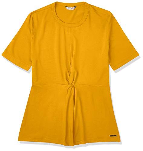 Blusa Transpassada na Frente, Colcci, Feminino, Amarelo (Amarelo Fireball), PP