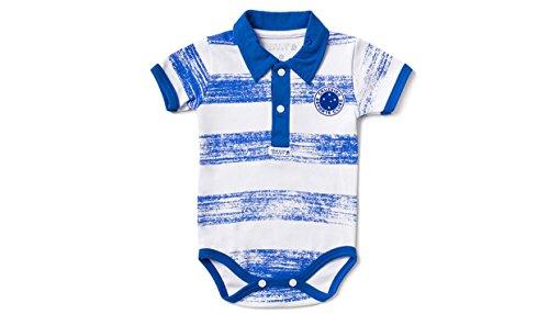 Body Polo Cruzeiro, Rêve D'or Sport, Bebê Menino, Branco/Azul, G