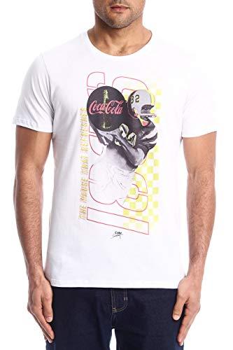 Camiseta Estampada, Coca-Cola Jeans, Masculino, Branco, M