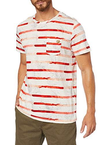 Camiseta Slim, Colcci, Masculino, Branco (Branco/Multicor), GG