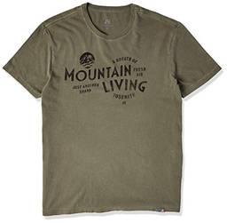 JAB Camiseta Mountain Living Masculino, Tam XG, Olivia