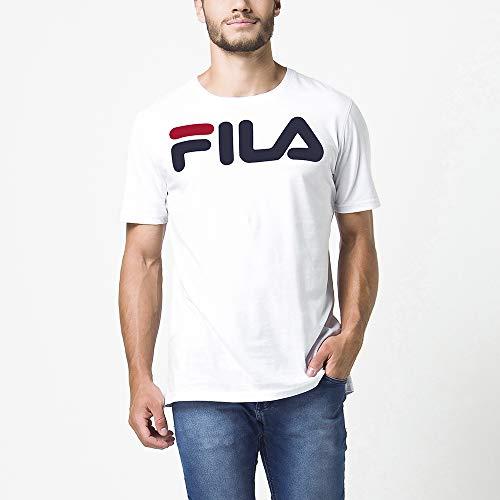 Camiseta Letter, Fila, Masculino, Branco, 2GG