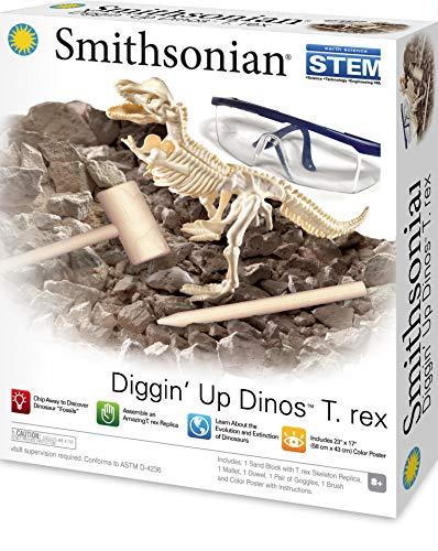 Desenterre e Monte o Dinossauro T-Rex, Smithsonian, Verde