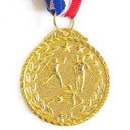 Medalha Ax Esportes 50Mm Atletismo Alto Relevo Dourada - Y225D