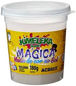 Slime Kimeleca Magica, Display com 6, Acrilex, Multicor