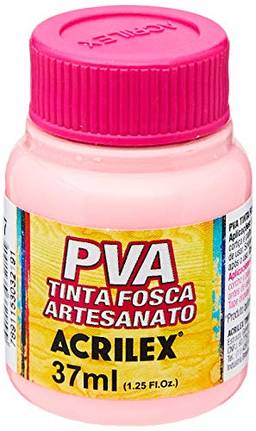 Tinta Pva Rosa 37ml - Caixa com 12 Unidade(s), Acrilex, 03240-537, Rosa