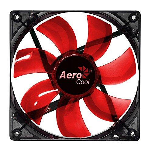 Cooler Fan 12cm RED LED EN51363 Vermelho AEROCOOL, AEROCOOL, Acessórios para Computador