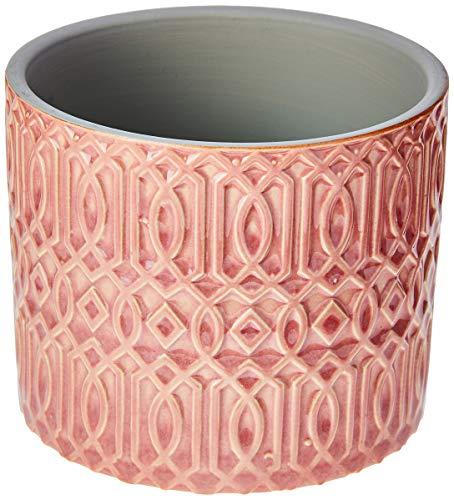 Lídia Cachepô 9 * 10cm Ceramica Rosa Av Gs Internacional Único