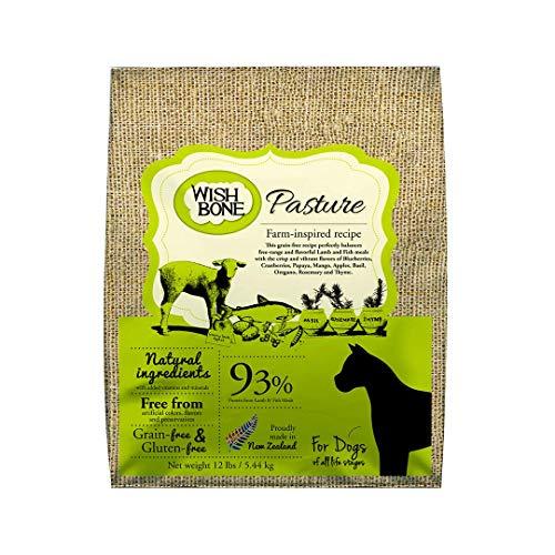 Wishbone Pasture, Alimento Canino Livre de Grãos Wishbone Sabor Cordeiro 5,44kg