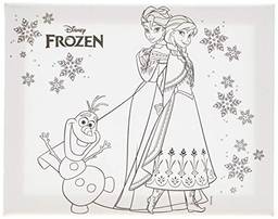 Tela P/ Pintura Lic Disney 25X20 Un Frozen