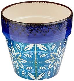 Carriche Vaso 15 * 16cm Ceramica Azul Cn Home & Co Único