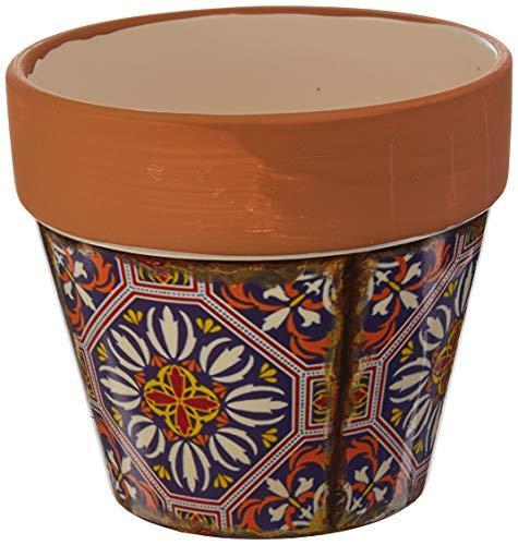 Carmo Vaso 12, 5 * 14cm Ceramica Multicol Cn Home & Co Único