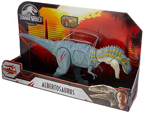 Dinossauro Articulado - 21 cm - Jurassic World - Combate Letal - Albertosaurus, Multicor, Mattel