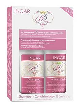 Kit Duo Shampoo e Condicionador BB Cream Reparador e Nutritivo, Inoar, 250 ml