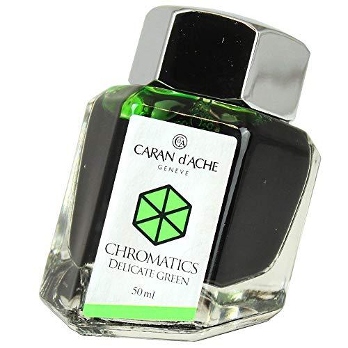 Caran D'Ache Tinta Para Caneta Tinteiro Chromatics 50ml Delicate Green, 8011221