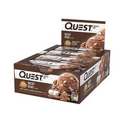 Quest Bar - Protein Bar Sabor Rock Road (Caixa c/ 12 Unidades de 60g cada) - Quest Nutrtion
