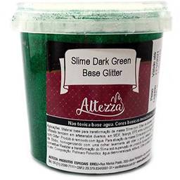 Slime Dark Green Glitter 400g Altezza Multicor