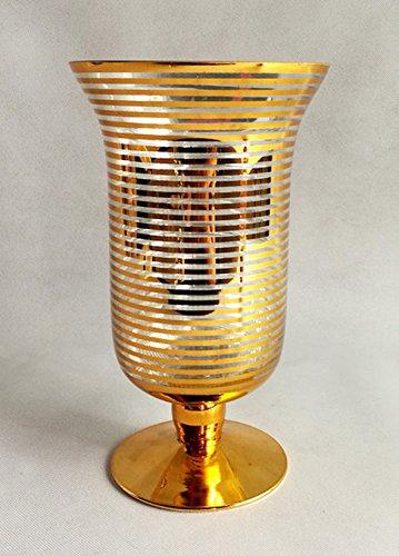 Vaso Decorativo Bella Tavola Dourado 16 X 25,7 Cm