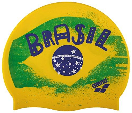 Arena Touca Print 2 Bandeira Do Brasil, Amarelo/ Verde