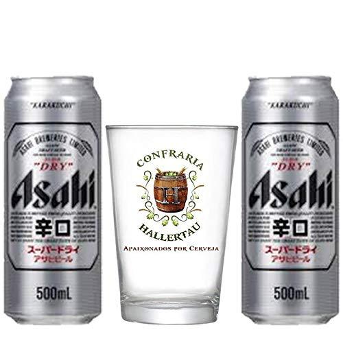 Kit de Cerveja Asahi com Copo Hallertau 350 ml