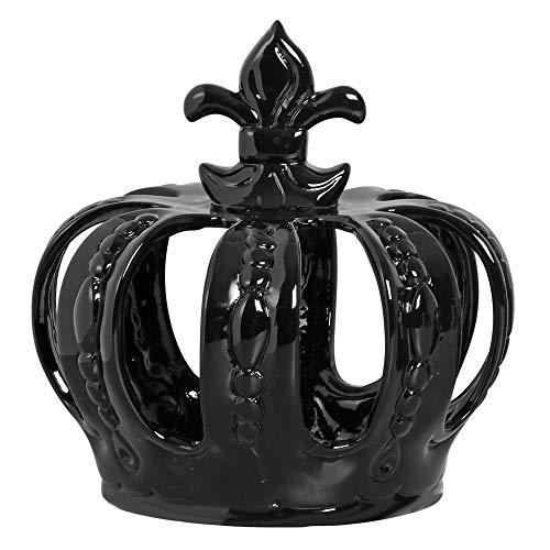 Coroa Para Enfeite Grande Ceramicas Pegorin Preto No Voltagev