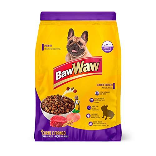 Ração Baw Waw para cães pequeno e médio porte sabor Carne e Frango 15kg