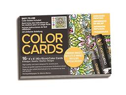 Cartões de Colorir, Chameleon, Cc0105, Verde Escuro