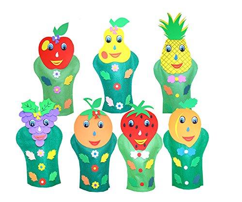 Fantoches Frutas Feltro Carlu Brinquedos