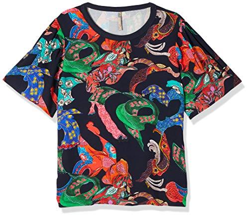 Camiseta Estampa Mulheres, Colcci, Feminino, Marinho/Verde/Off/Rosa/Preto/Azul/Amarelo/Vermelho/Laranja/Bege, G