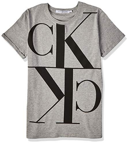 Camiseta Mirror, Calvin Klein, Feminino, Cinza, PP