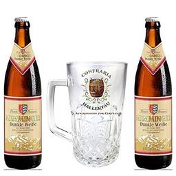 Kit de Cervejas Memminger Dunkel com Caneca Hallertau 500 ml