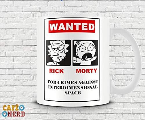 CANECA RICK AND MORTY WANTED