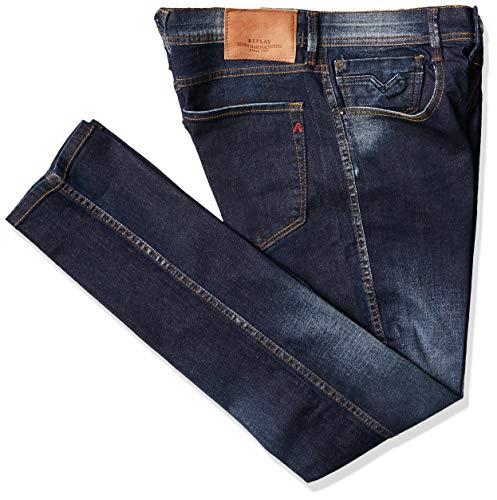Calça Jeans Anbass Skinny, Replay, Masculino, Lavagem média, 46