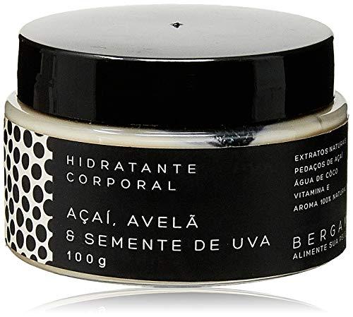 Hidratante corporal de Acaí, Avelã e Semente de uva, Bergamia