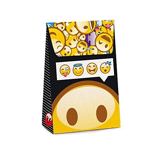 Caixa Para Presente Trapézio Cromus Embalagens na Estampa Emotions com Aba de Fechamento 23x10,5x35 cm com 10 Unidades