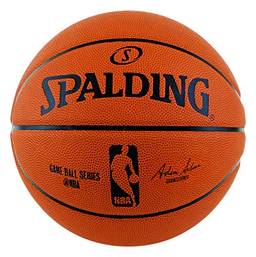 Spalding Bola de Basquete  NBA Game Ball (bola do jogo NBA)  Borracha