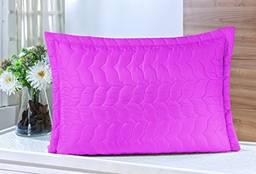 Porta Travesseiro Avulso Guga Tapetes Rosa Tecido Microfibra 100% Poliéster Tecido