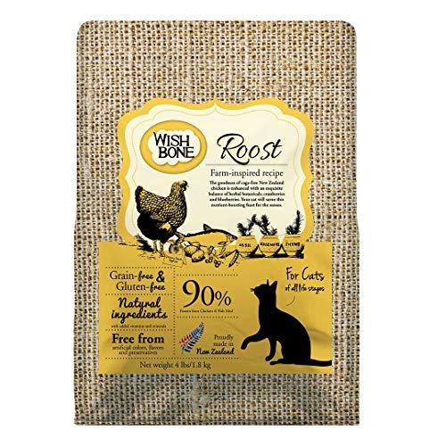 Wishbone Roost – Alimento Felino Livre de Grãos Wishbone Sabor Frango 1,81kg