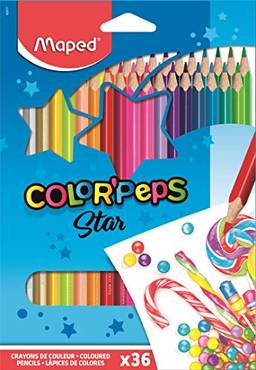 Lápis de Cor Color Peps Caixa x 36, Maped, Multicor