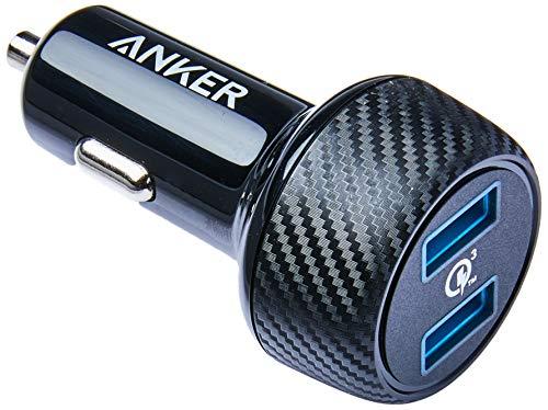 Carregador Veicular Anker PowerDrive Speed, Compatível com Qualcomm Quick Charge 3.0, 2 portas USB, 39W de potência