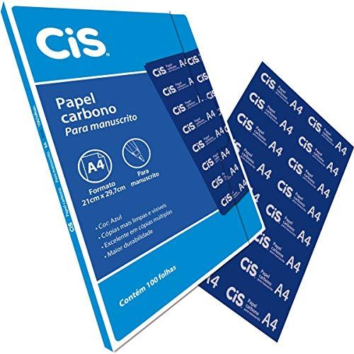 Papel Carbono, CIS, 30.2200, Azul, pacote de 100
