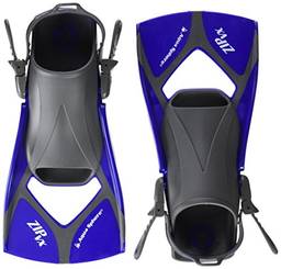 Nadadeira Zip VX, Azul e Cinza Tam S
