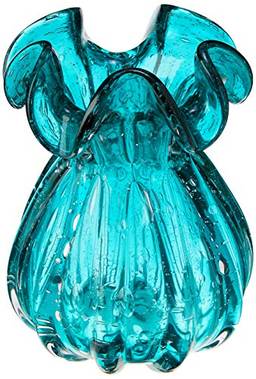 Veronese Vaso 17 * 13cm Vidro Azul Clar Cn Home & Co Único