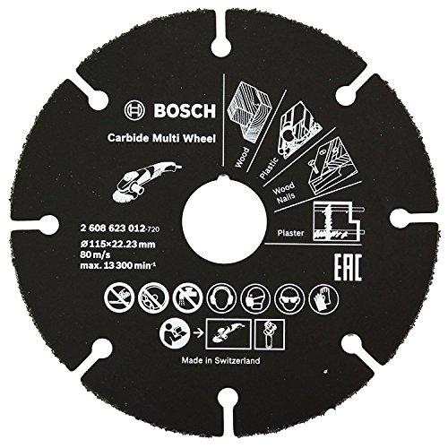 Disco de Esmerilhadeira para Madeira 115mm Bosch, 2608623012-000, Preto